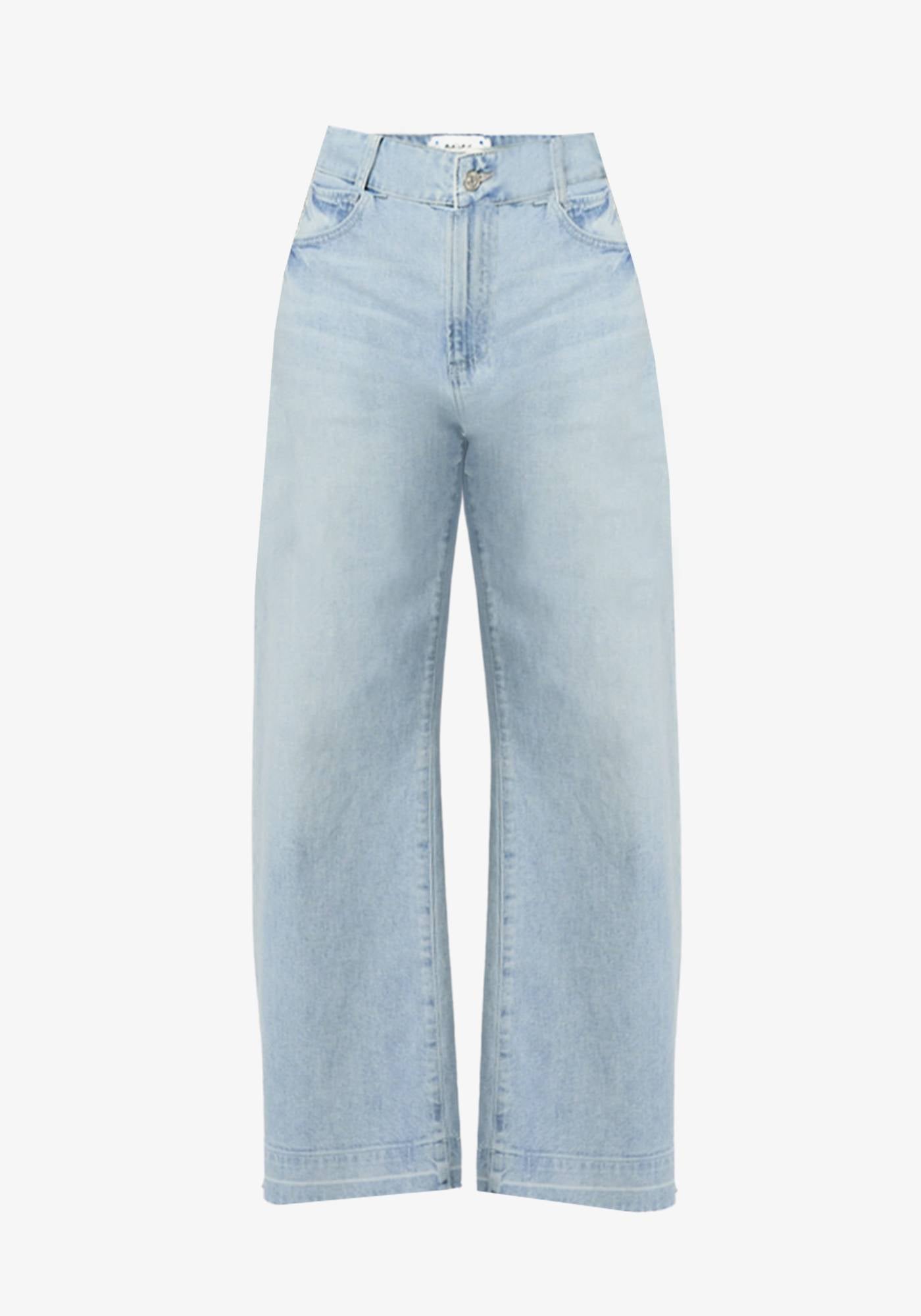 Arellia Ankle Barrel Leg Jean in Fernanda