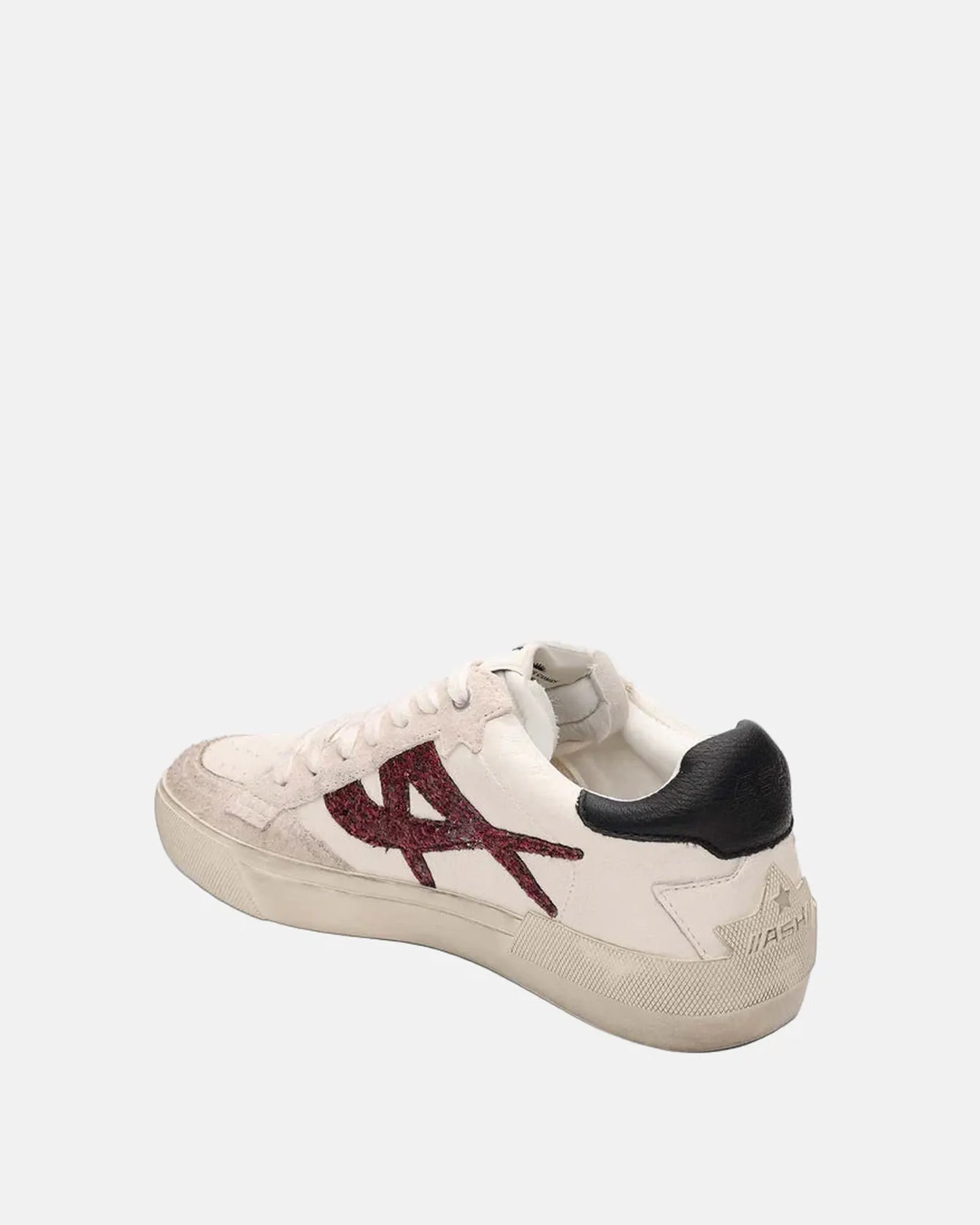 Moonlight Retro Glitter Sneakers in Garnet