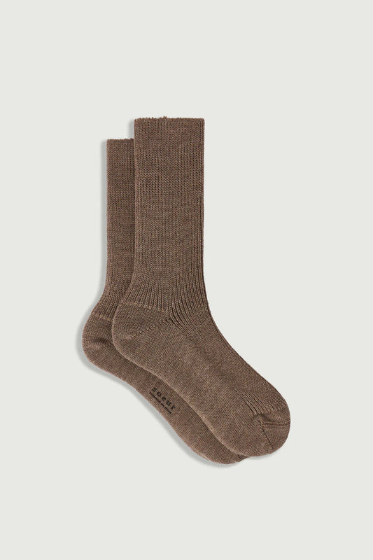 Felipe Socks in Heather Beige