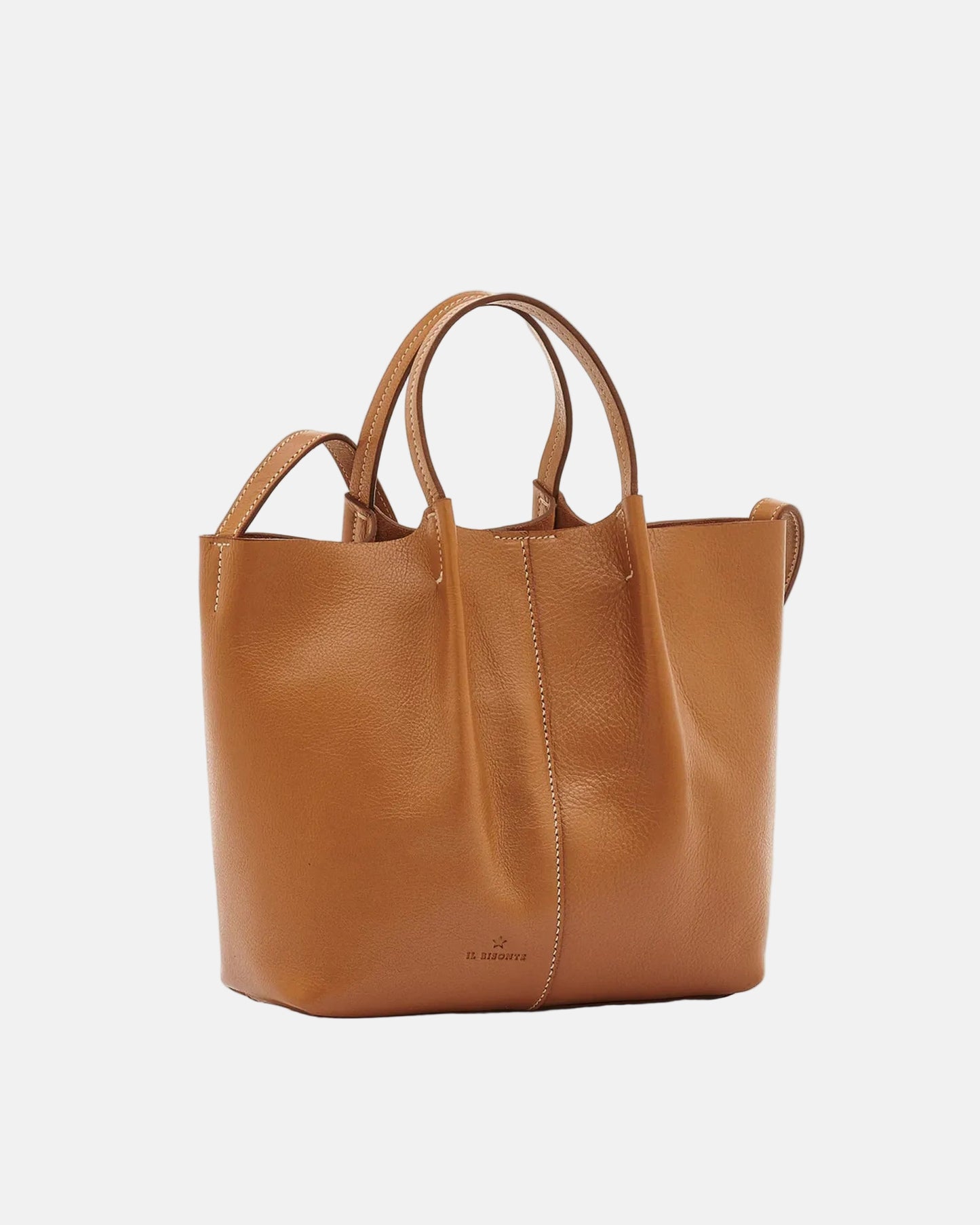 Cowhide Cross Body Bag  in Brown