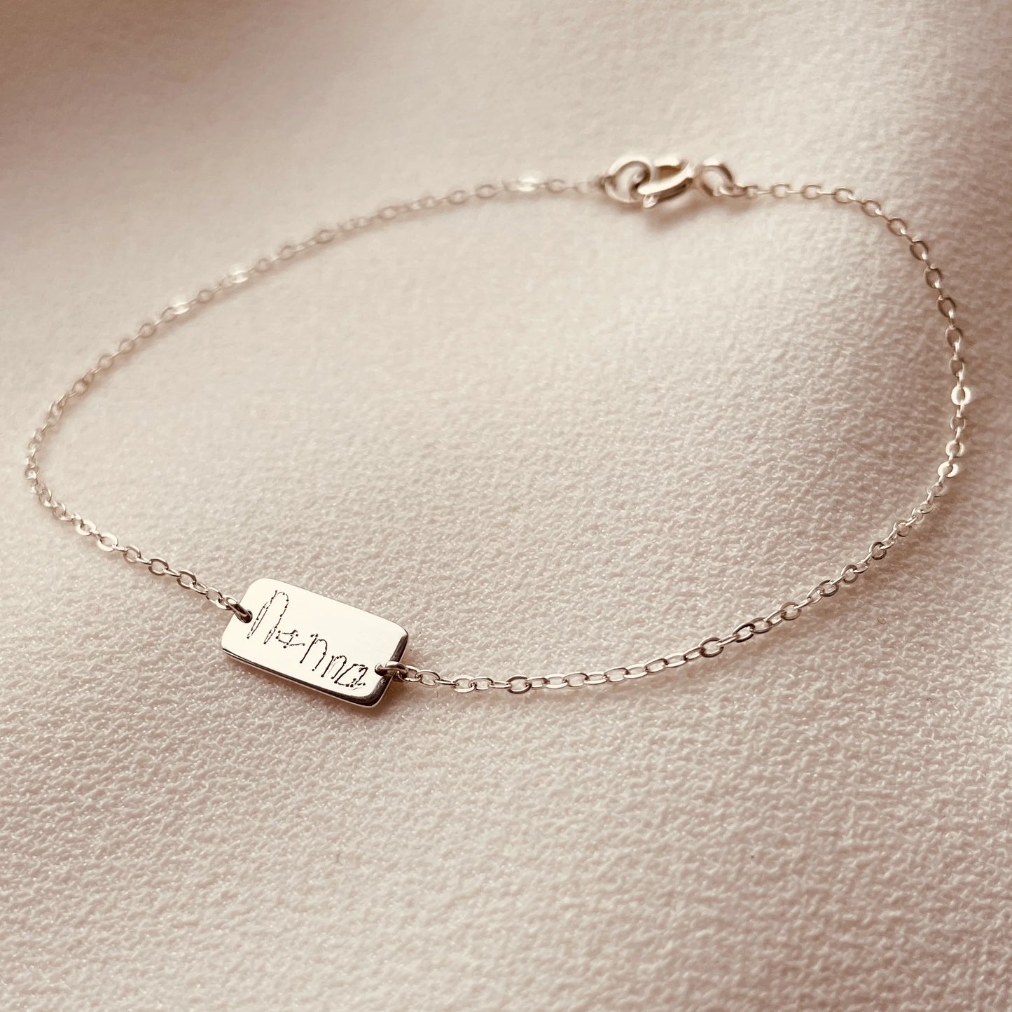 Landscape Slip Bracelet in Silver