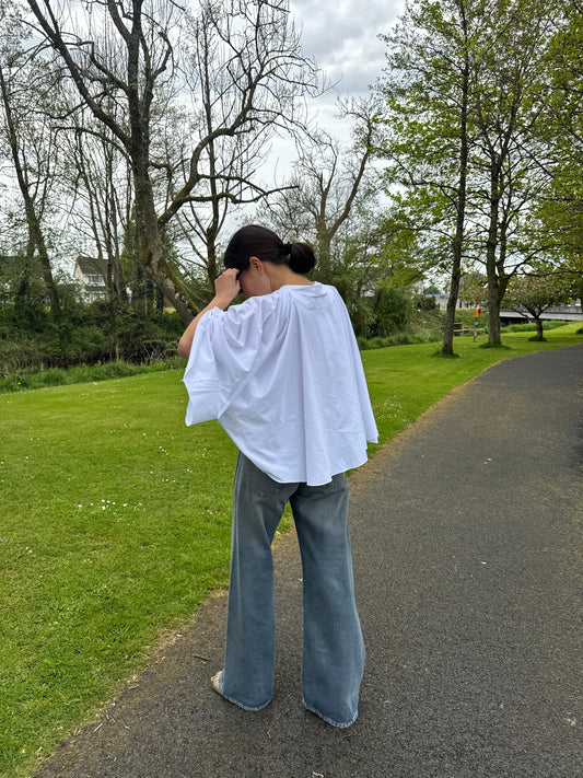 White cape tee - Mm6