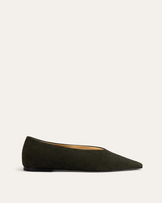 Topo Flats in Deep Forest Suede