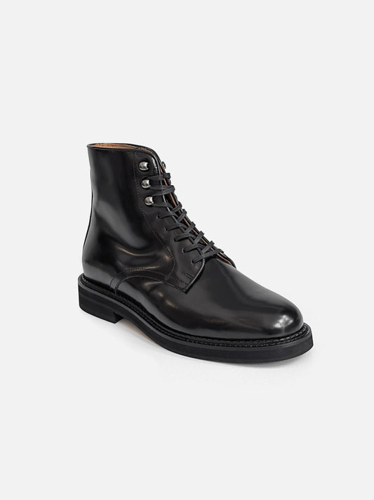 Detroit Lace Up Boots Licorice