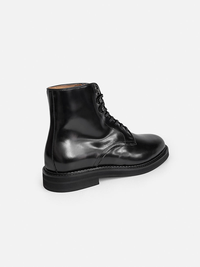 Detroit Lace Up Boots Licorice