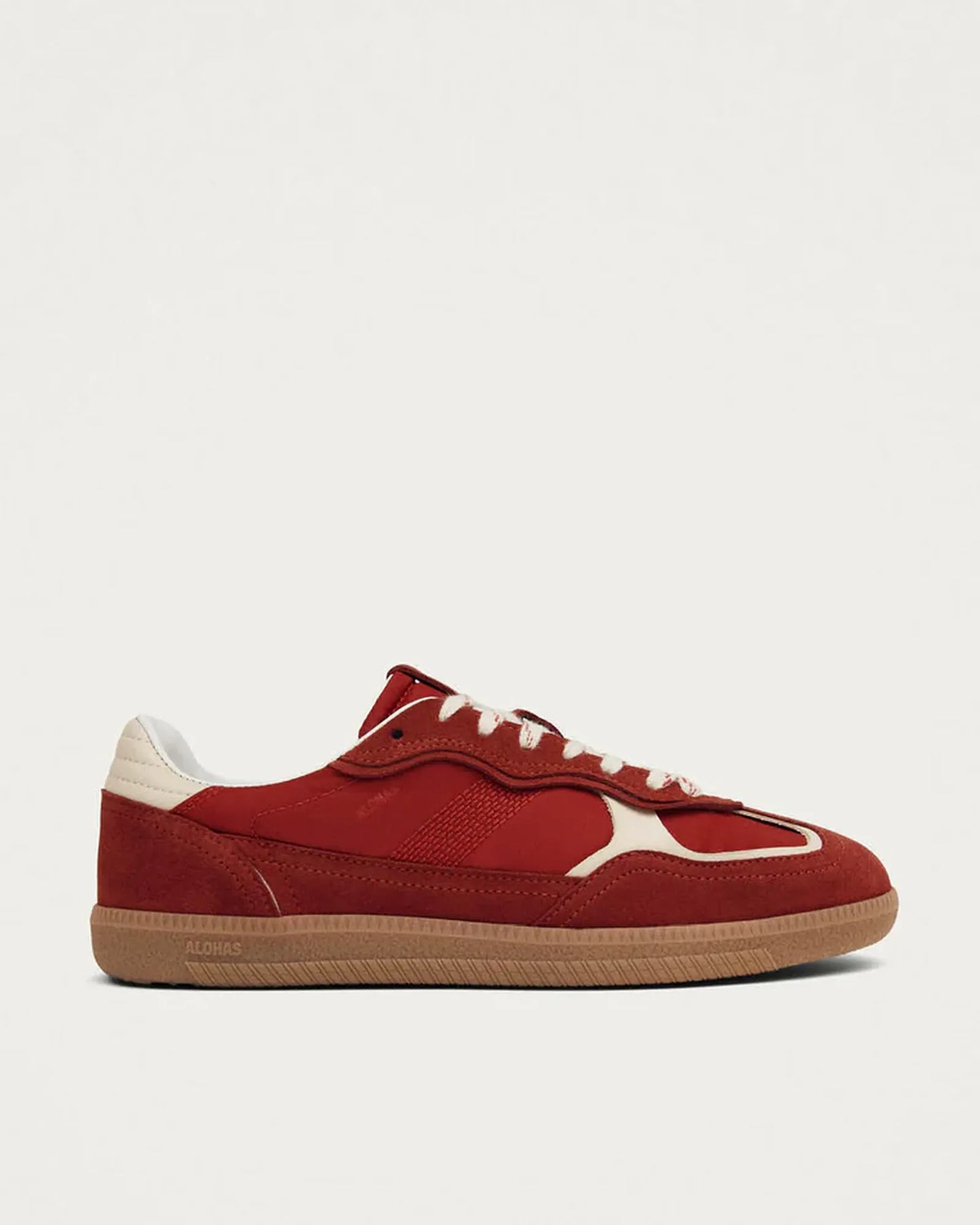 TB490 Rife Sneakers in Red Sheen Leather