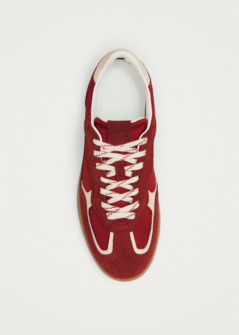 TB490 Rife Sneakers in Red Sheen Leather