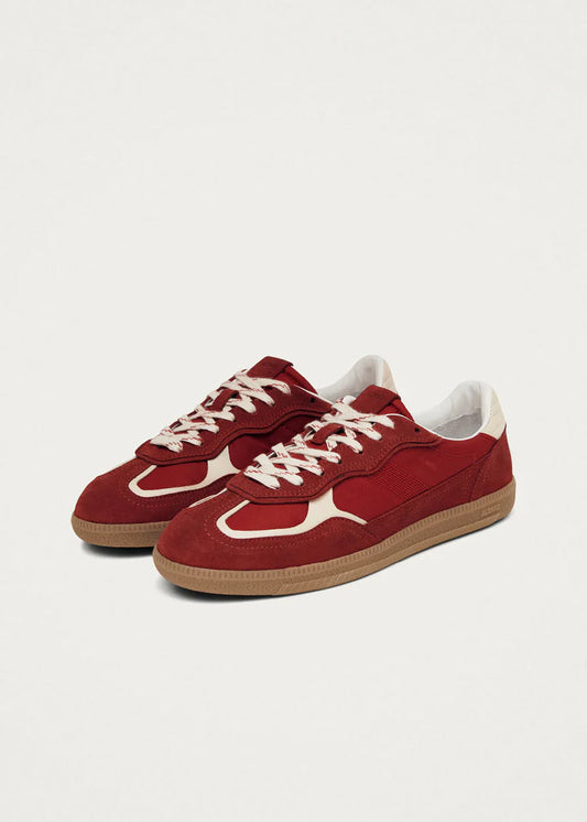 TB490 Rife Sneakers in Red Sheen Leather