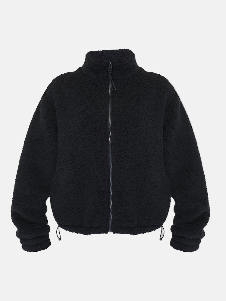 Canyon Fleece Zip Up in Black