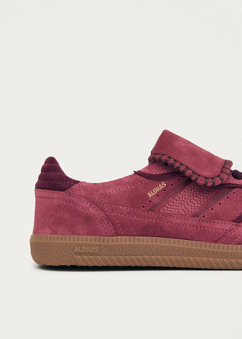TB490 Club Suede Sneakers in Raspberry Leather