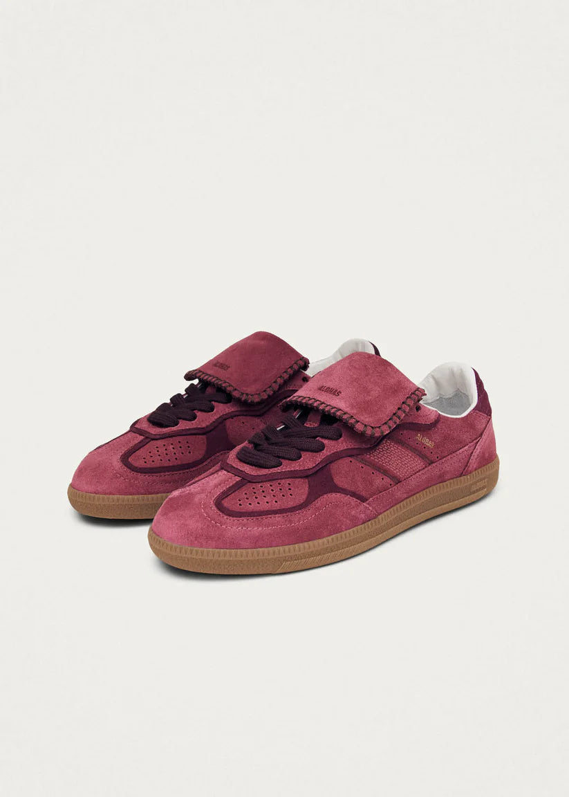 TB490 Club Suede Sneakers in Raspberry Leather