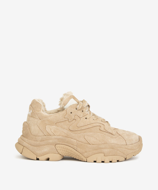 Addict Sneakers in Beige Suede