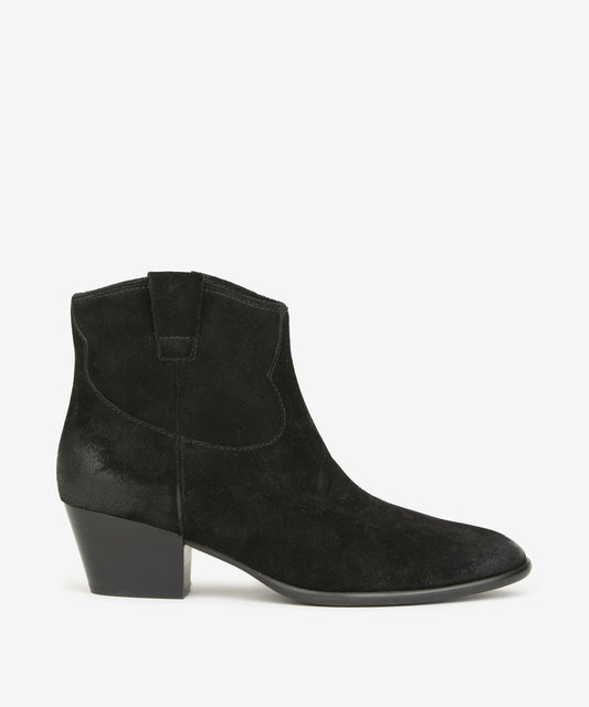 Fame Boot in Black Suede