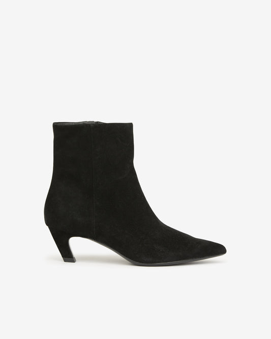 Vicky Boot in Black Suede