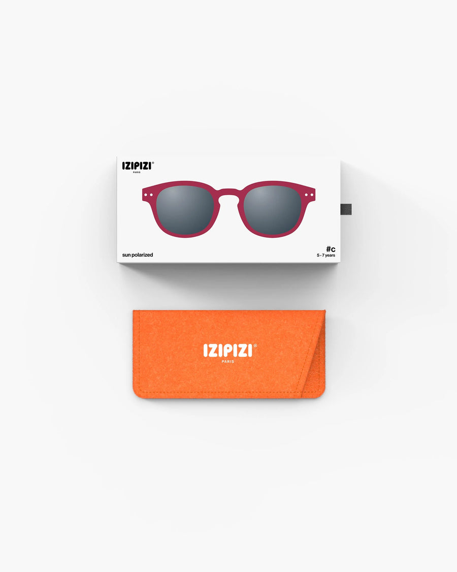 Kids #c Sunglasses in Cranberry