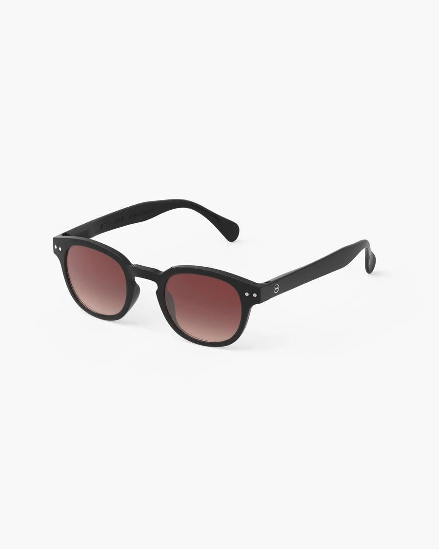 Sun #C Sunglasses in Black Road Polarized