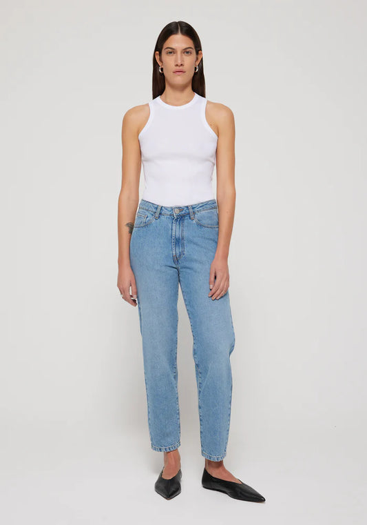 TAPERED FIT DENIM JEANS - ROHE