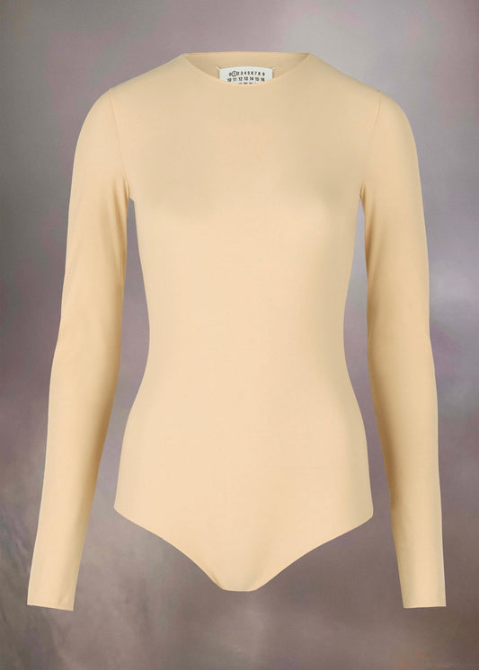 Technical Jersey Bodysuit in Skin