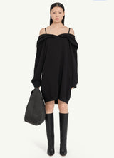 Sweatshirt Dress in Black