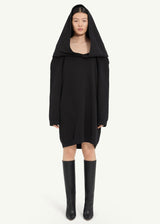 Sweatshirt Dress in Black