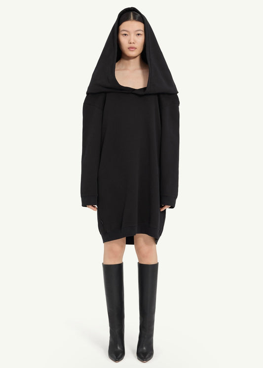 Sweatshirt Dress in Black