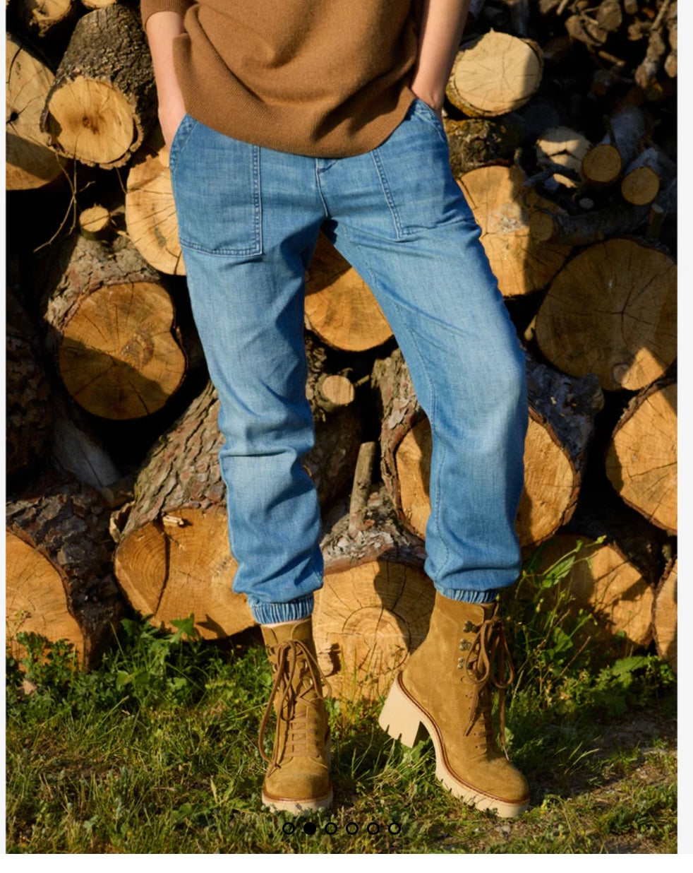 Zineta Lightweight Lace-Up Boot in Tan