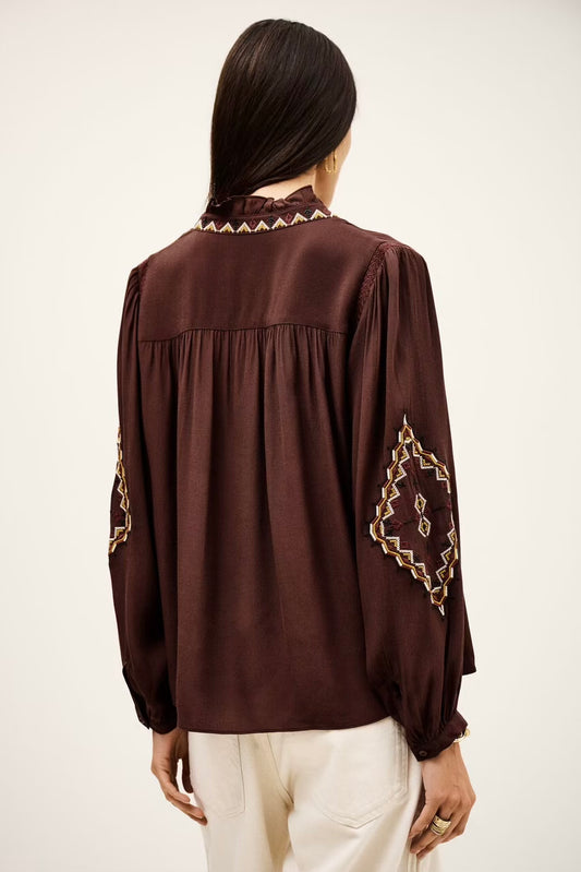 Tate Top in Chocolate