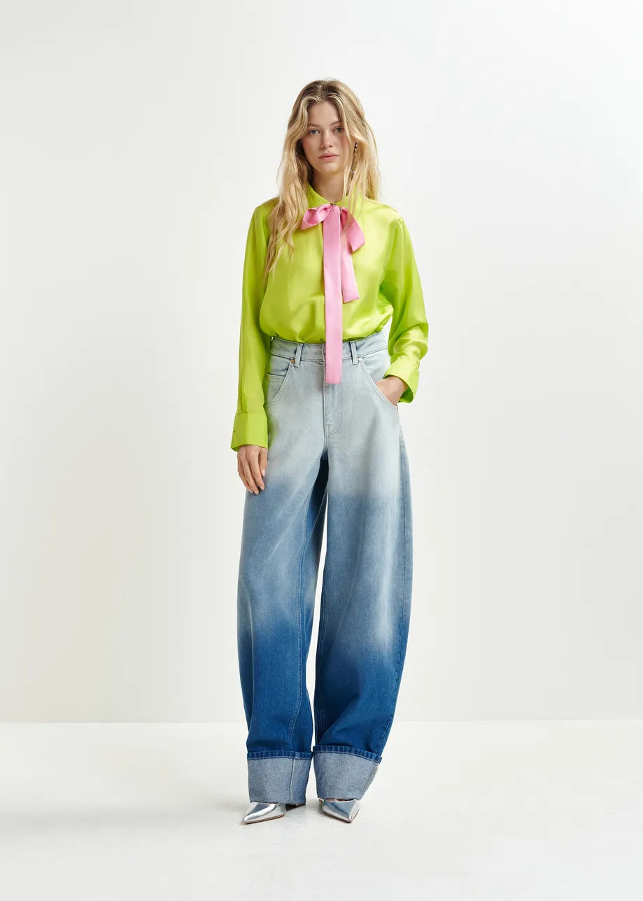HAAR TROUSERS - AQUA BLUE - ESSENTIEL ANTWERP