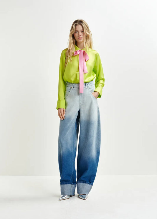 HAAR TROUSERS - AQUA BLUE - ESSENTIEL ANTWERP