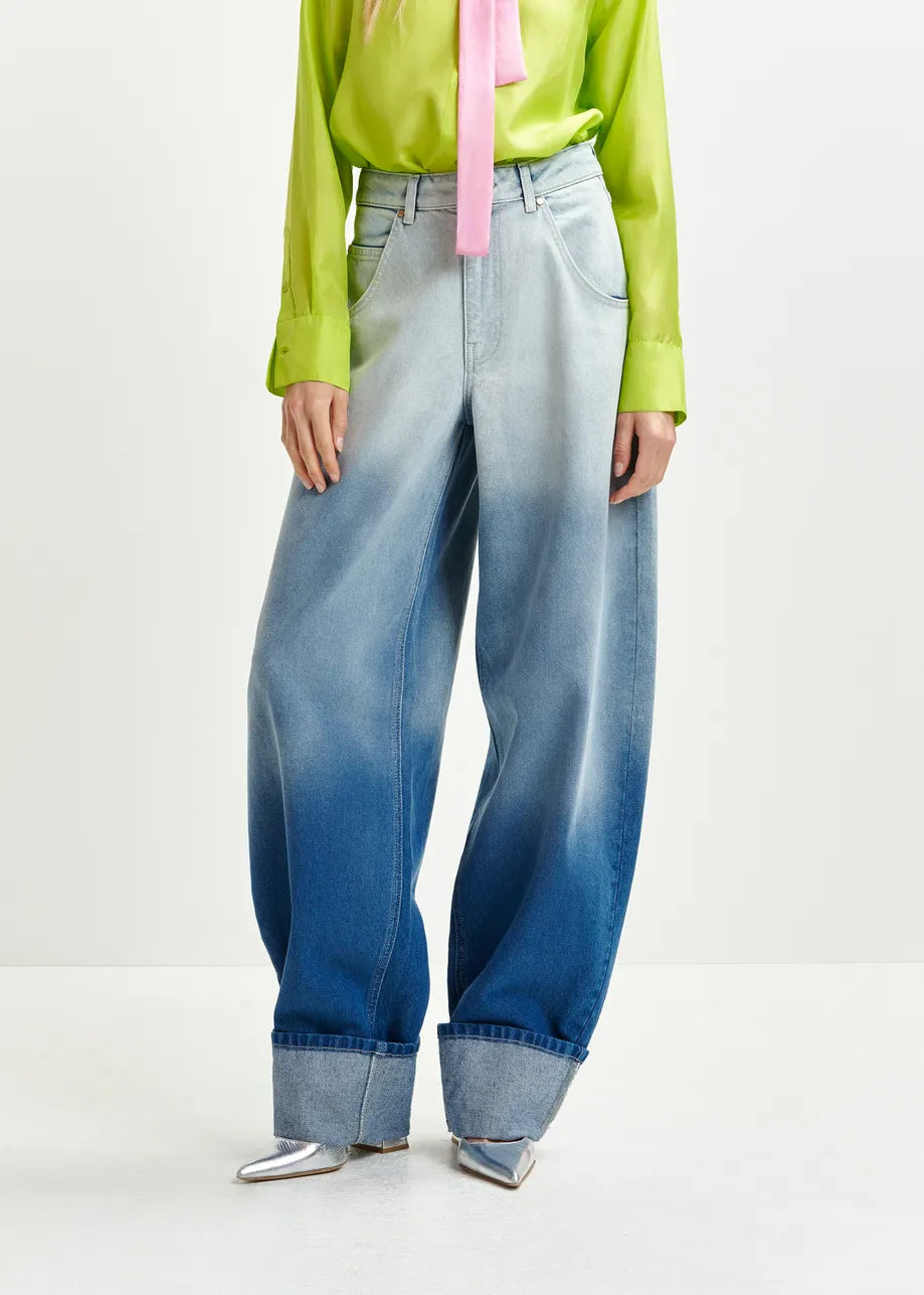 HAAR TROUSERS - AQUA BLUE - ESSENTIEL ANTWERP