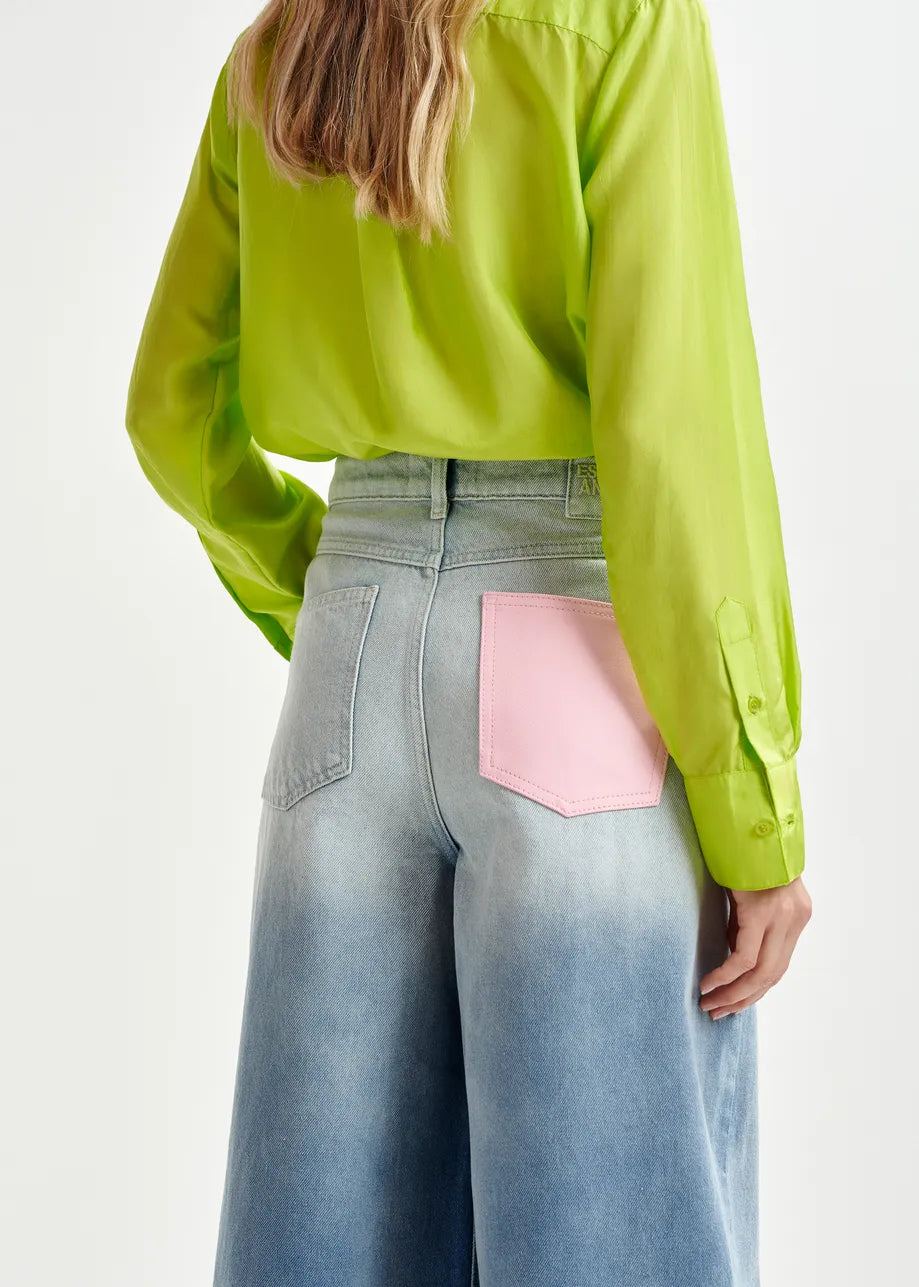 HAAR TROUSERS - AQUA BLUE - ESSENTIEL ANTWERP
