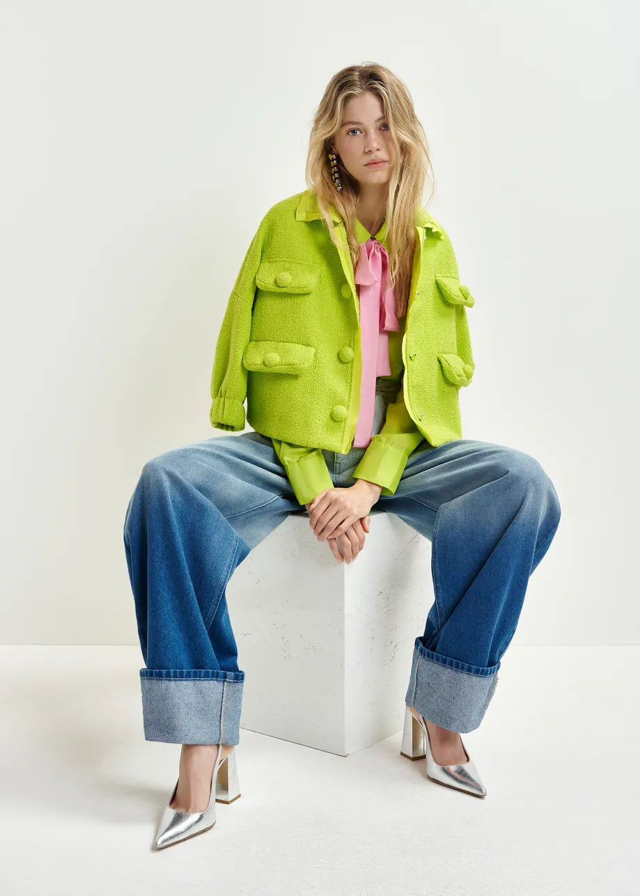 HAAR TROUSERS - AQUA BLUE - ESSENTIEL ANTWERP