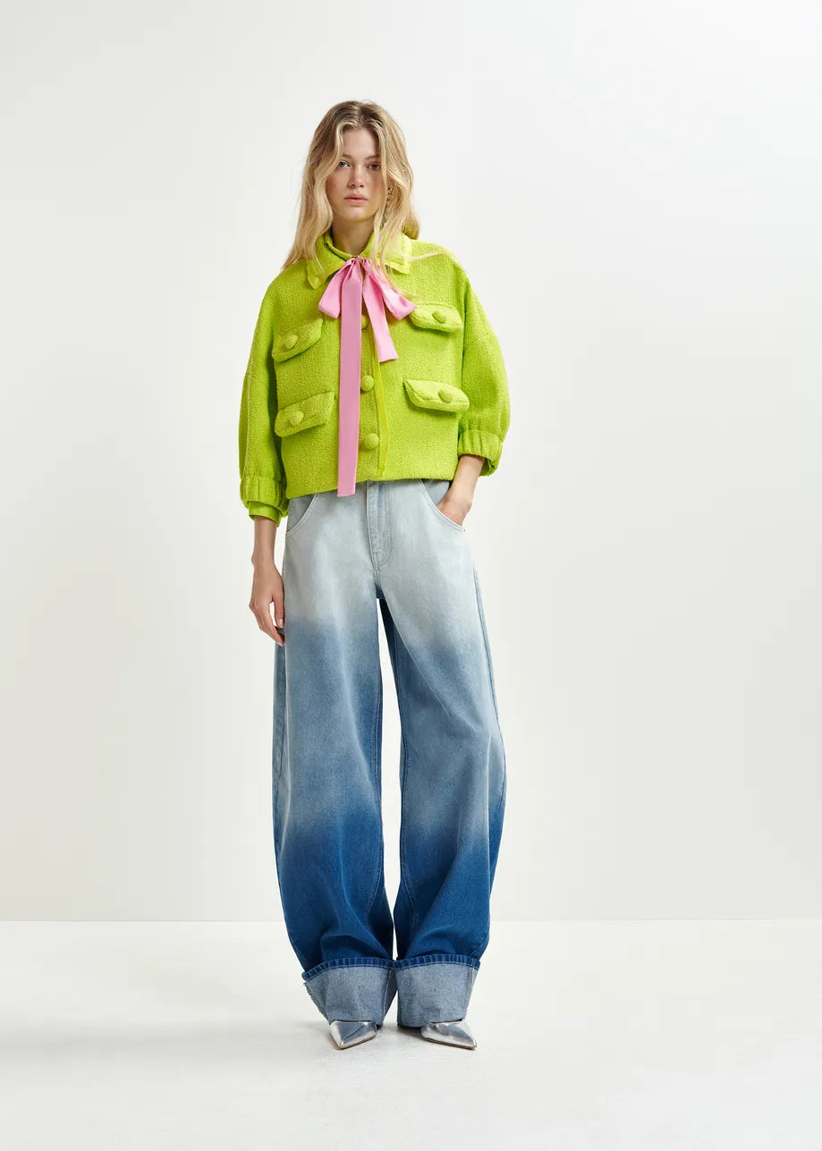 HAAR TROUSERS - AQUA BLUE - ESSENTIEL ANTWERP