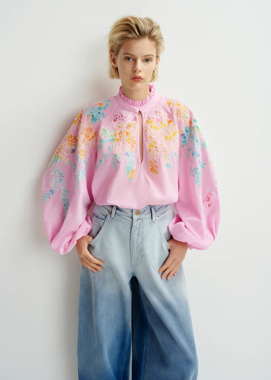 HITRUS SHIRT - PINK LAVENDER - ESSENTIEL ANTWERP