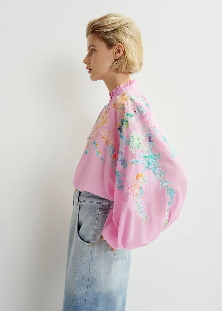 HITRUS SHIRT - PINK LAVENDER - ESSENTIEL ANTWERP