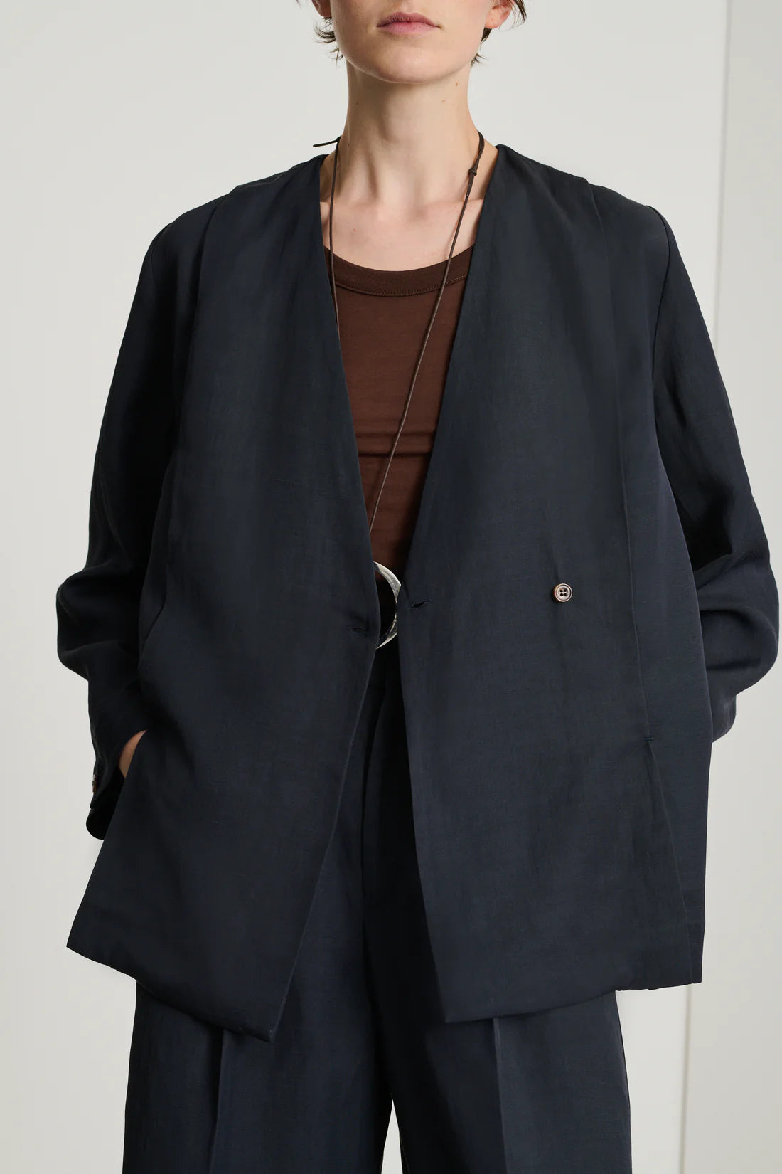 DANDY JACKET - NAVY - SOEUR