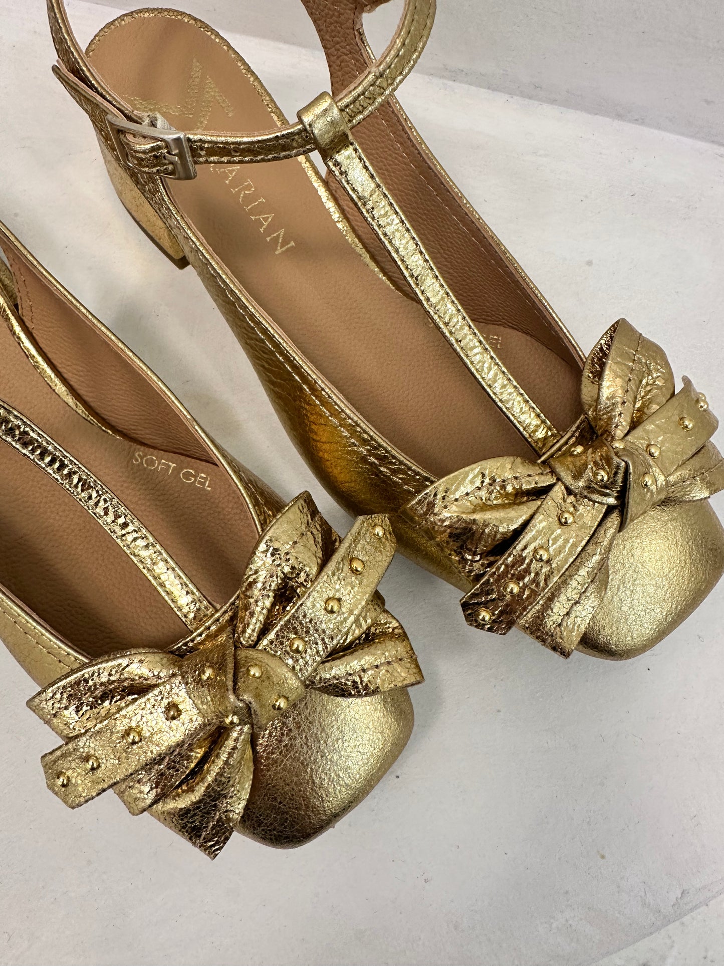 RASO LEO OXIDO GOLD SHOE- MARIAN