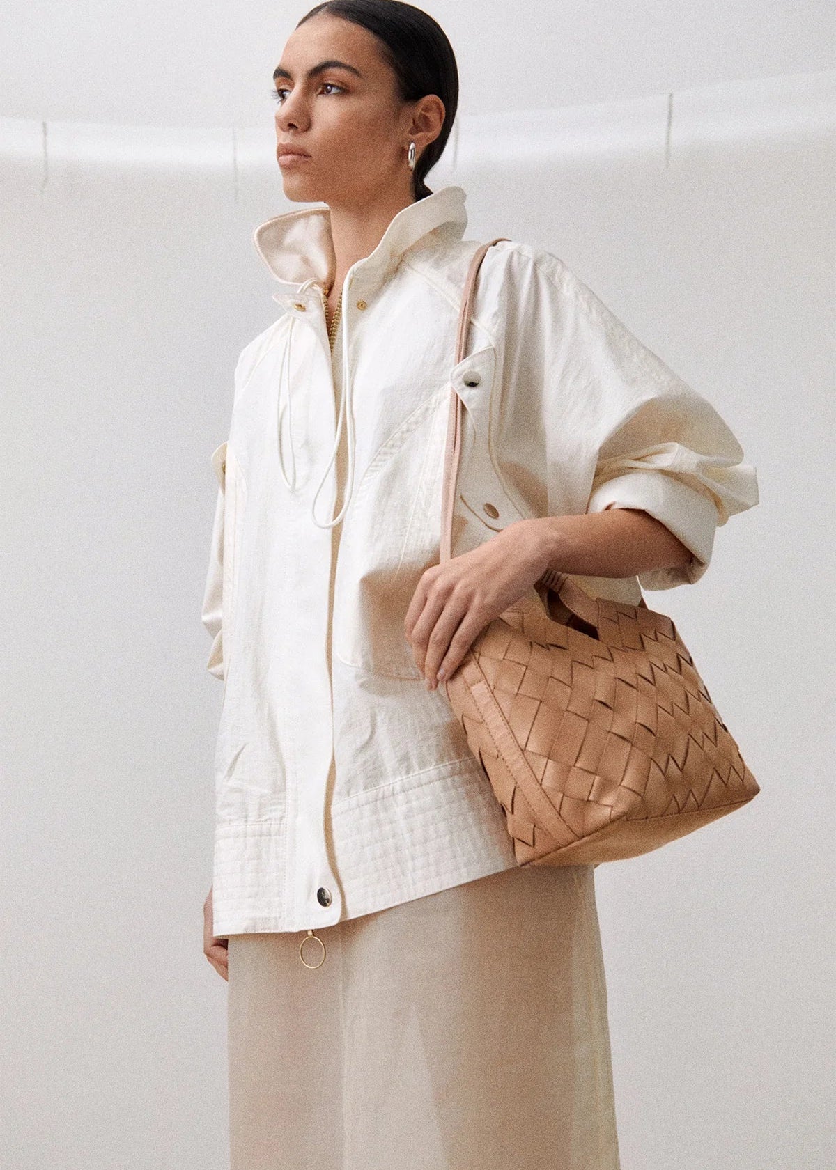 CABAS MINI BAG - TOFFEE- ALEO
