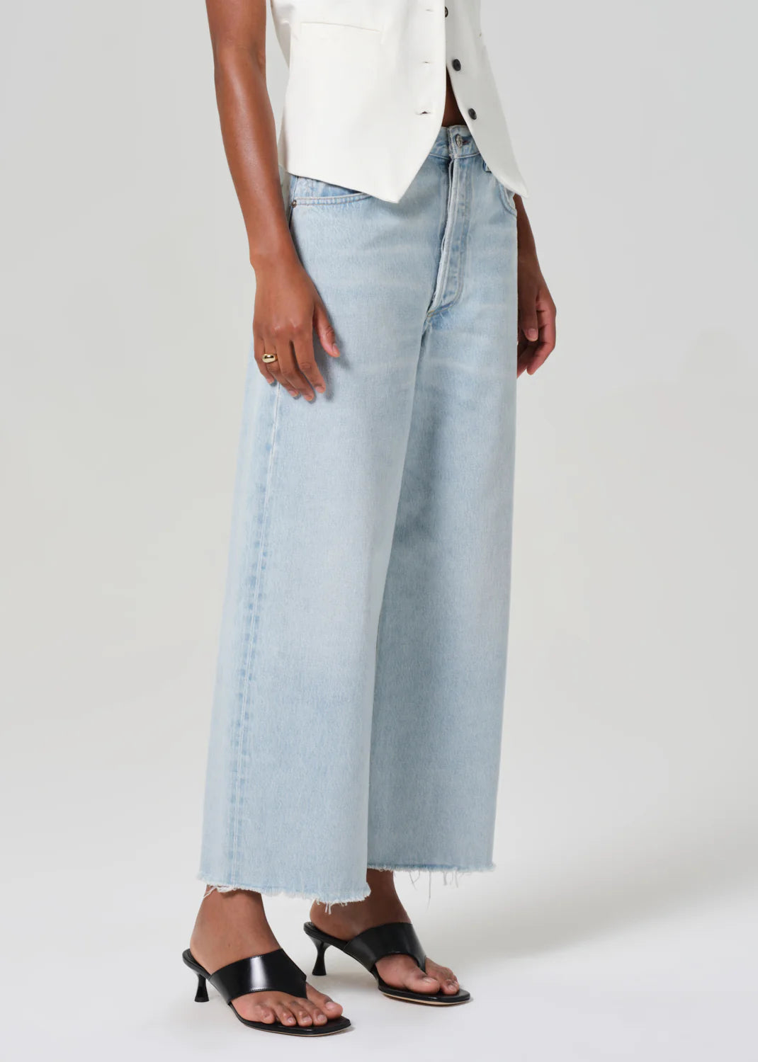 AYLA RAW HEM CROP - SAILOR- CITIZENS