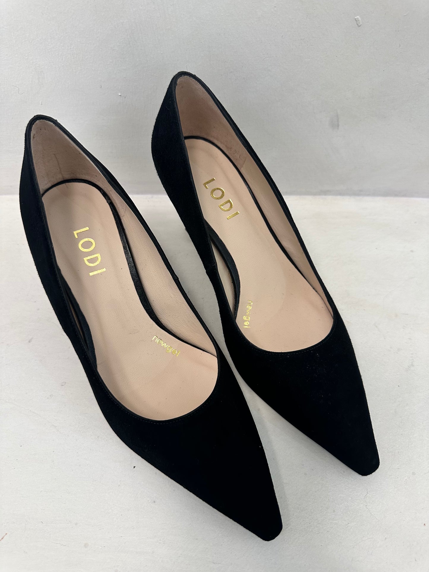 JONA HEEL SUEDE BLACK - LODI