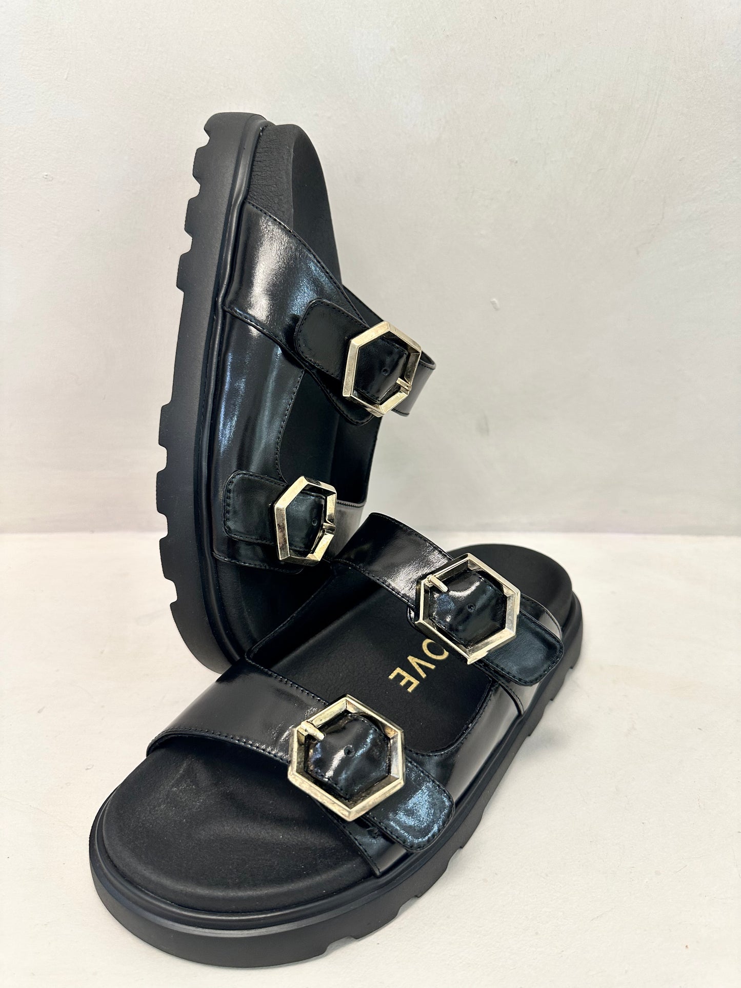 MONACO BLACK SANDAL - LODI