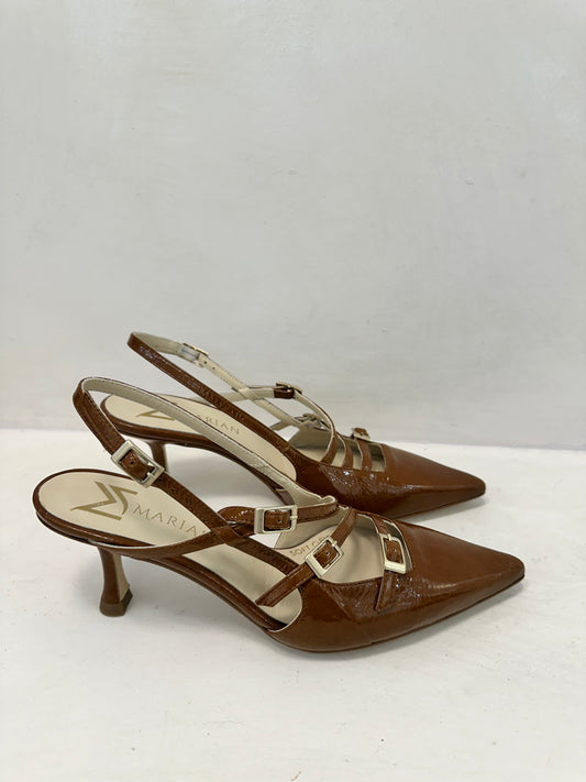 Venecia cuero slingback shoe- Marian