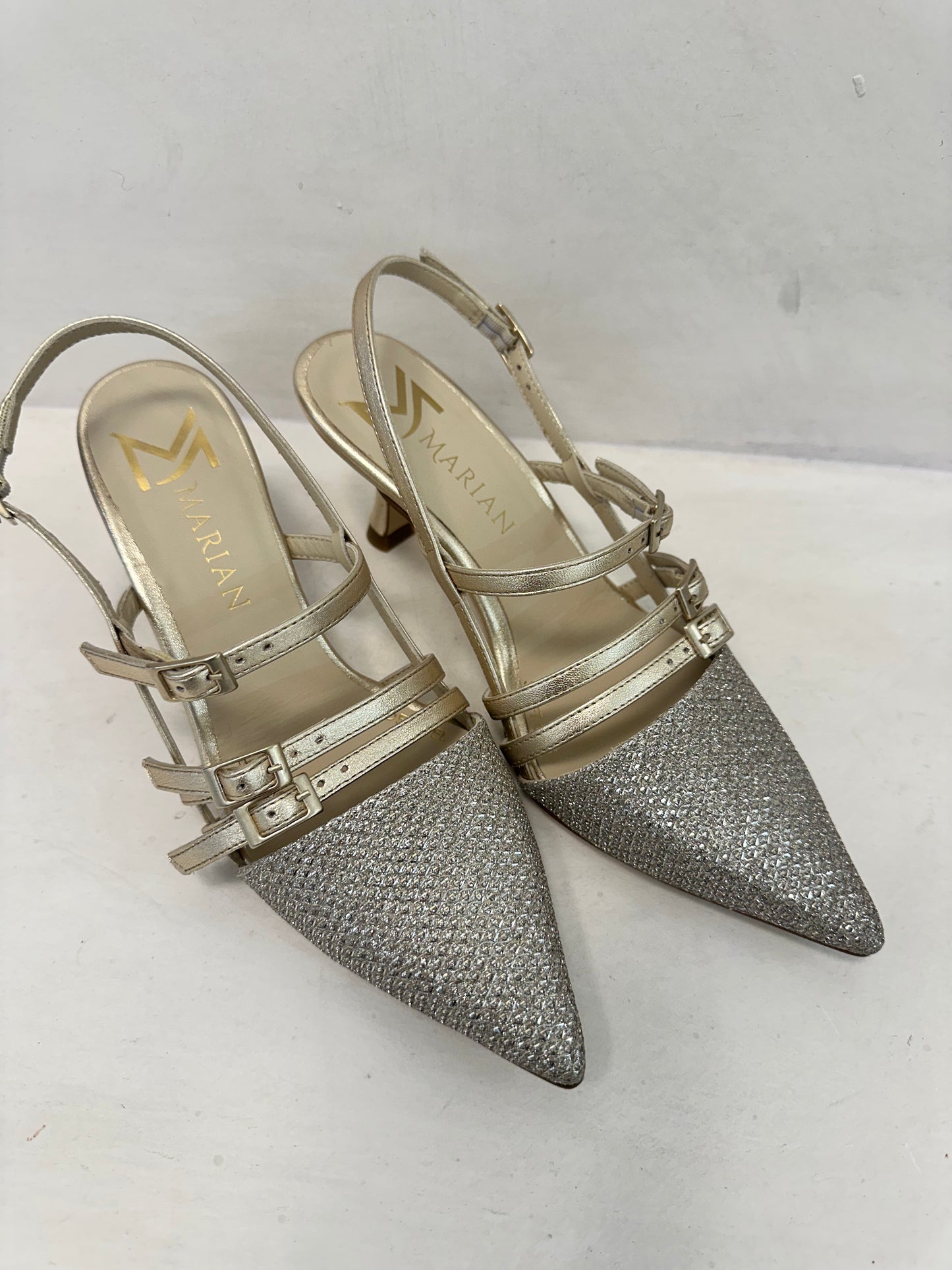 SUSI GOLD SLINGBACK SHOE-MARIAN