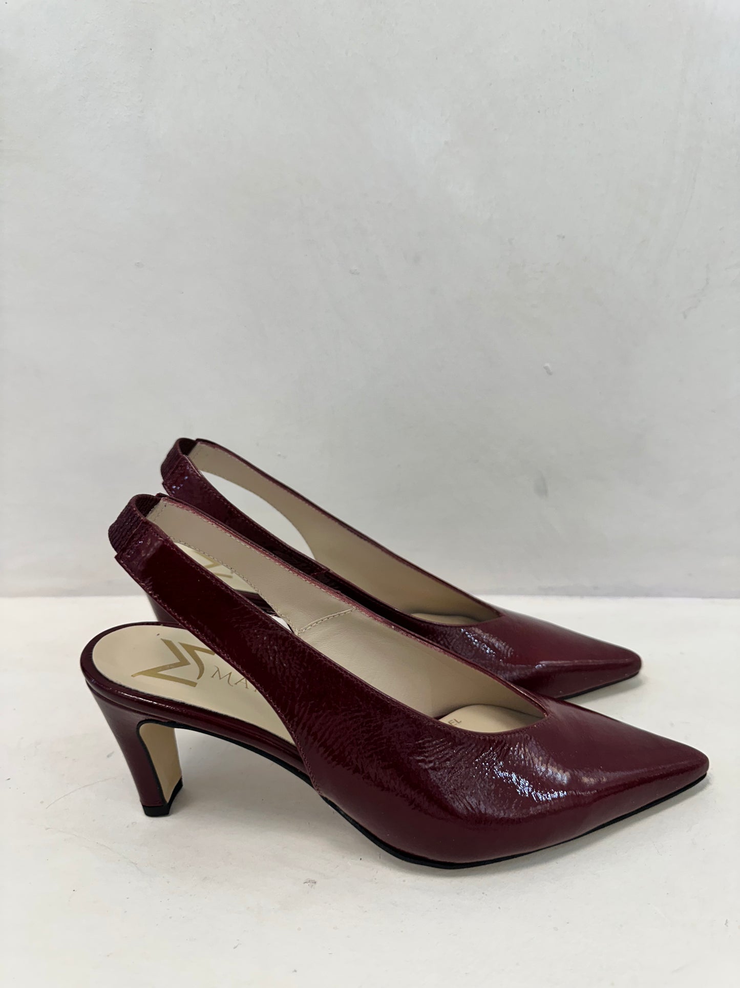 VENECIA BURGUNDY POINTY TOE HEEL- MARIAN