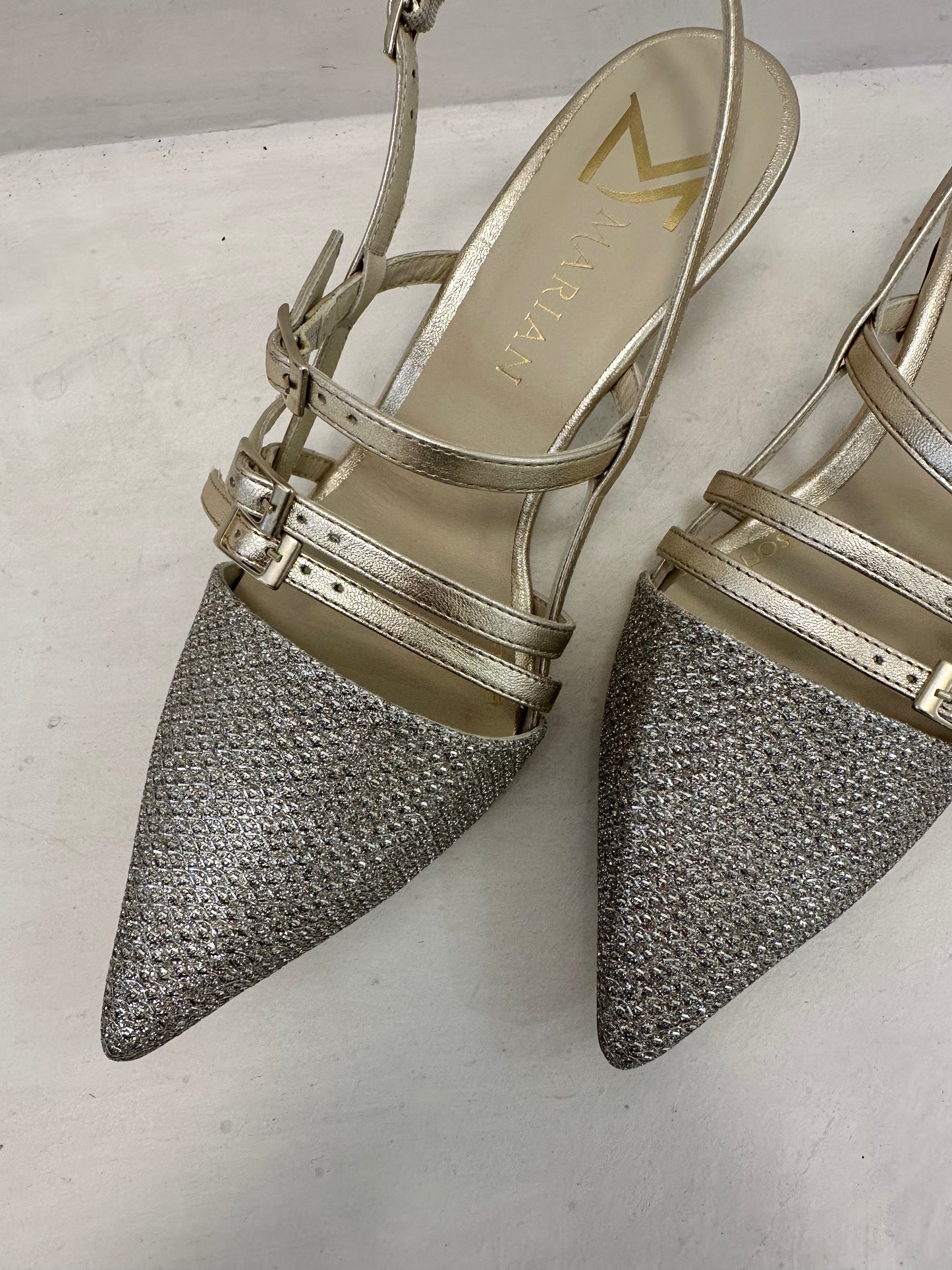 SUSI GOLD SLINGBACK SHOE-MARIAN