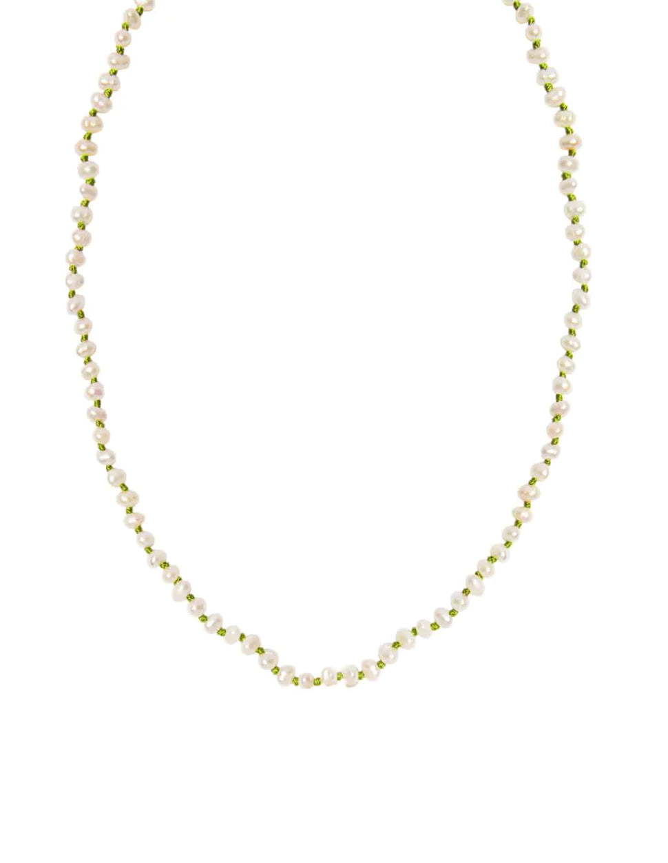 WIZARD OF PEARLS NECKLACE OLIVE