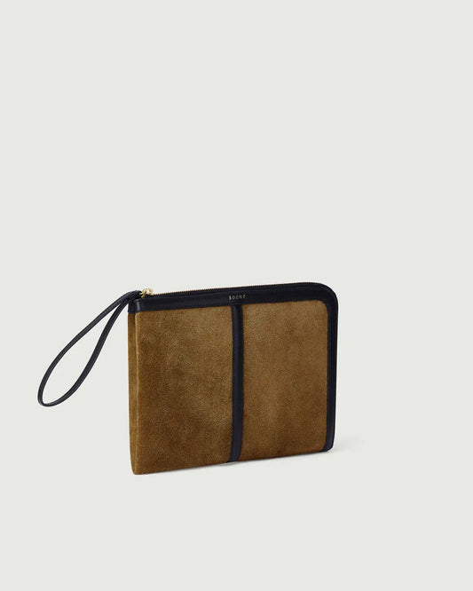 Doces Pouch in Bronze/Black