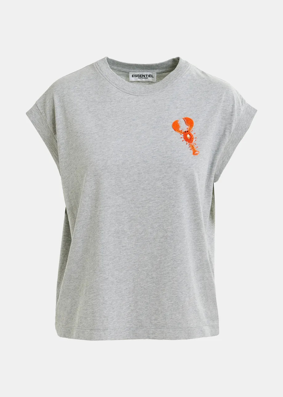 HOBSTER TSHIRT - CLOUD - ESSENTIEL ANTWERP