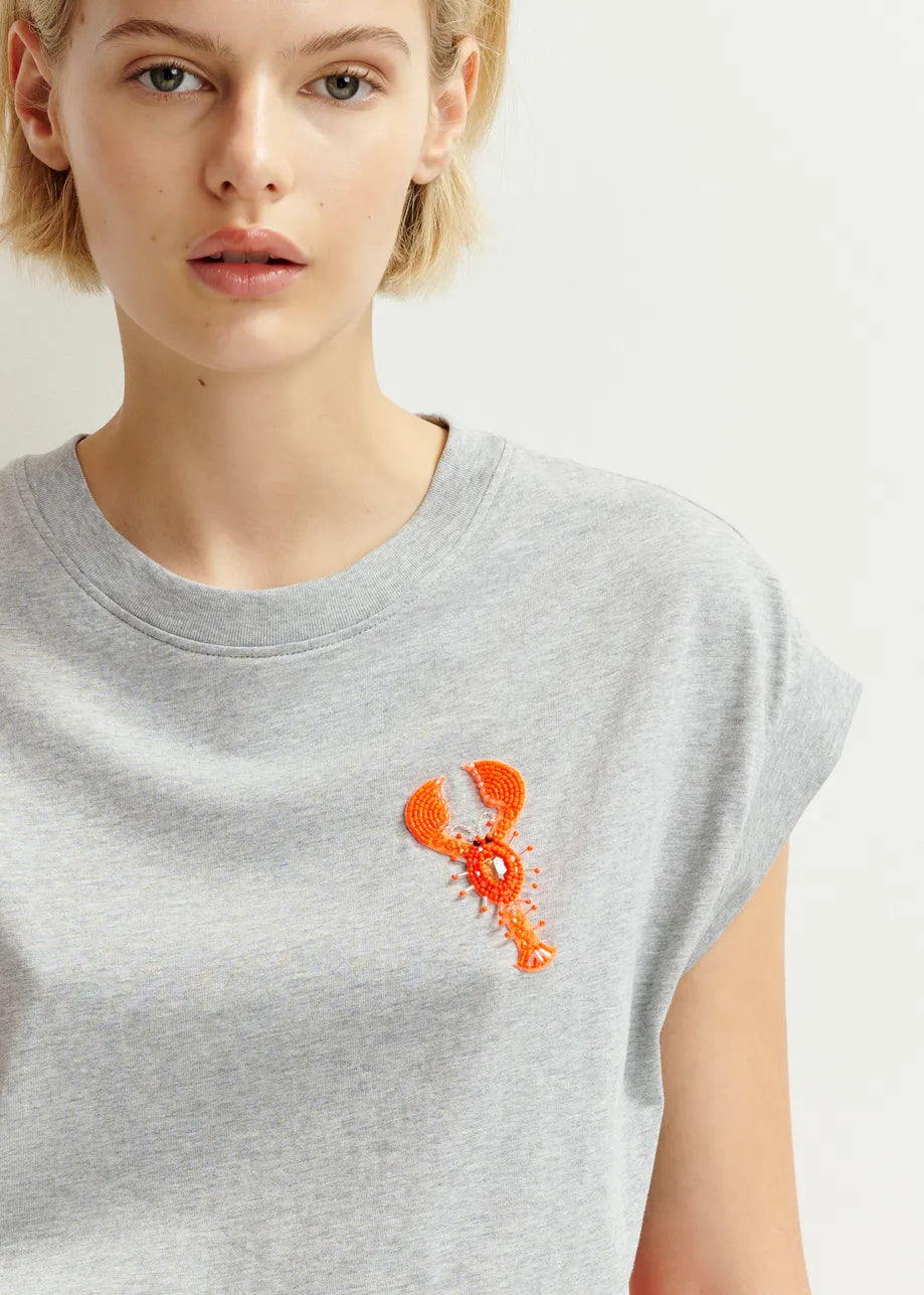HOBSTER TSHIRT - CLOUD - ESSENTIEL ANTWERP