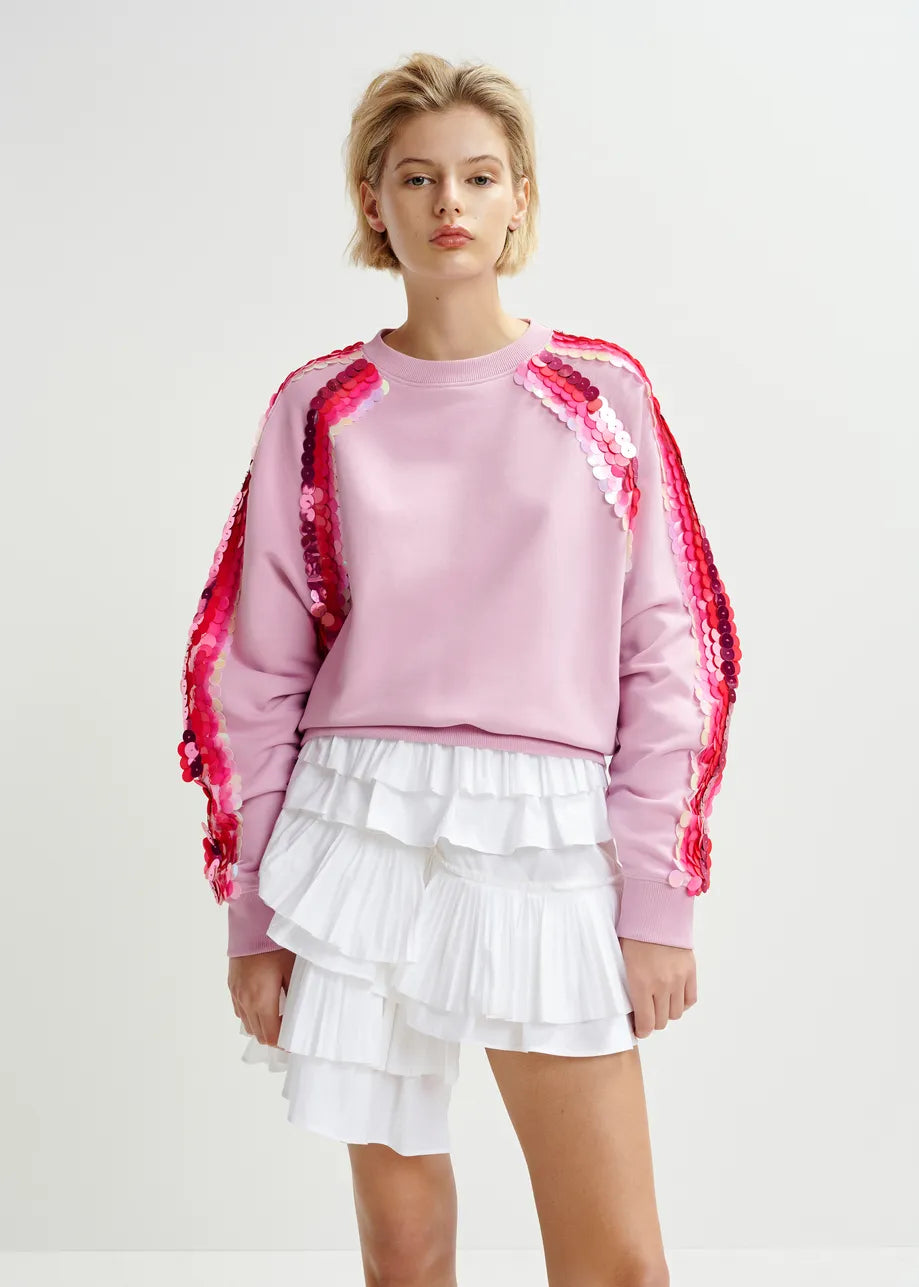 HABLURRY SWEATSHIRT - PINK - ESSENTIEL ANTWERP